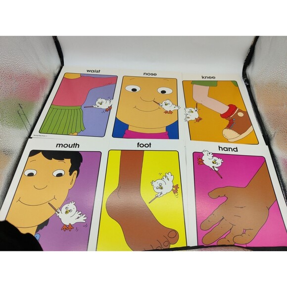 Vintage Trend Look N Do Lets Exercise 16 Laminated Activity Card Set 1991 - Picture 11 of 12